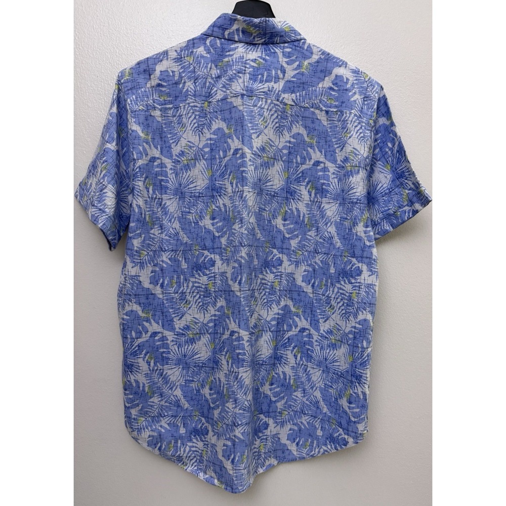 Robert Graham Spencer Floral Tropical Leaf Blue
White Shirt Men's Size M - Picture 3 of 7